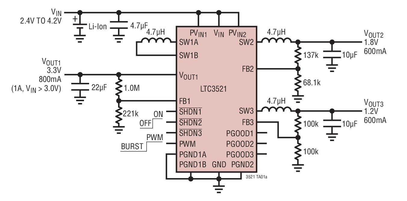 LTC3521Ӧͼһ